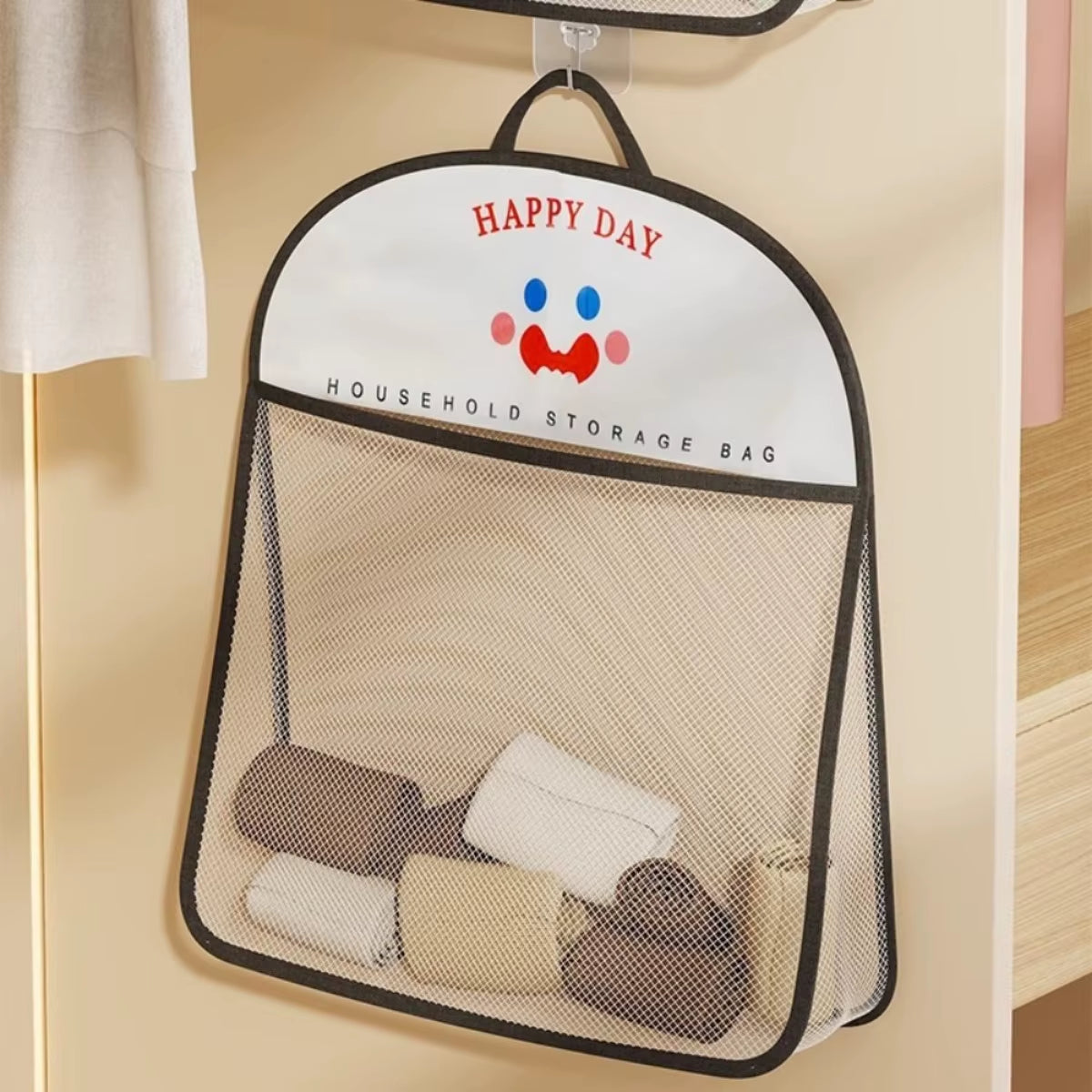 Storage Hanging Bag Breathable Multifunctional Mesh